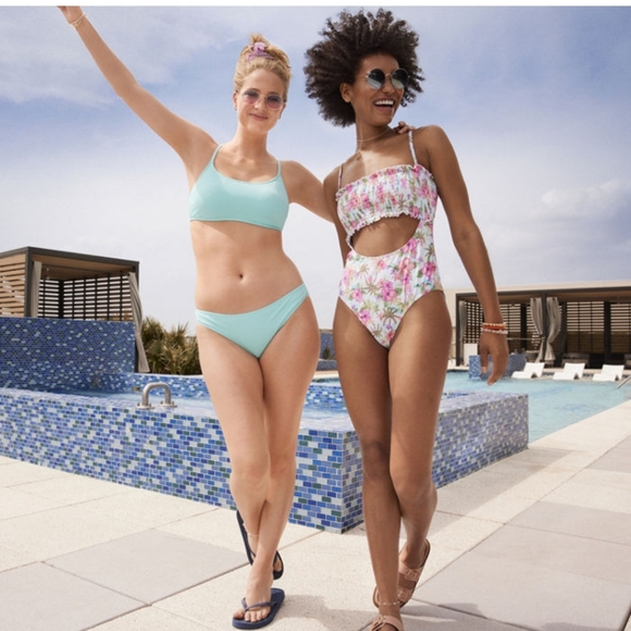 Decree Womens Swimsuit XXL Island Escape Textured One Piece Beach Resort Floral - Picture 6 of 11